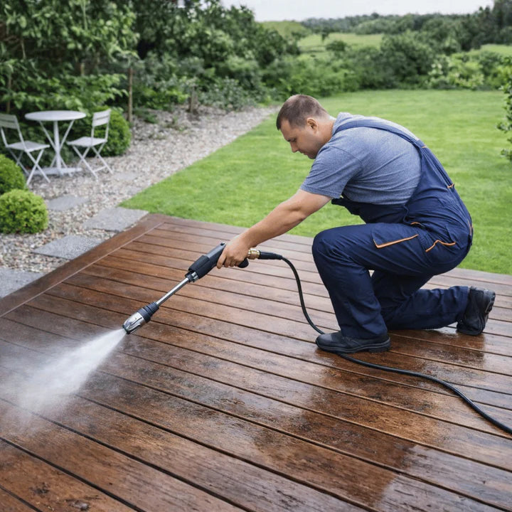 Turbowasher - Powerful high-pressure cleaner for any garden hose
