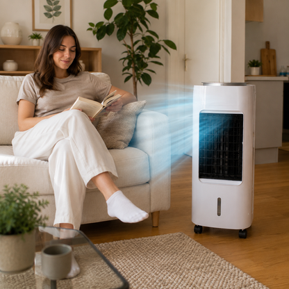 KlimaFresh – Mobile air cooler – No installation required | Cools up to 50 m²